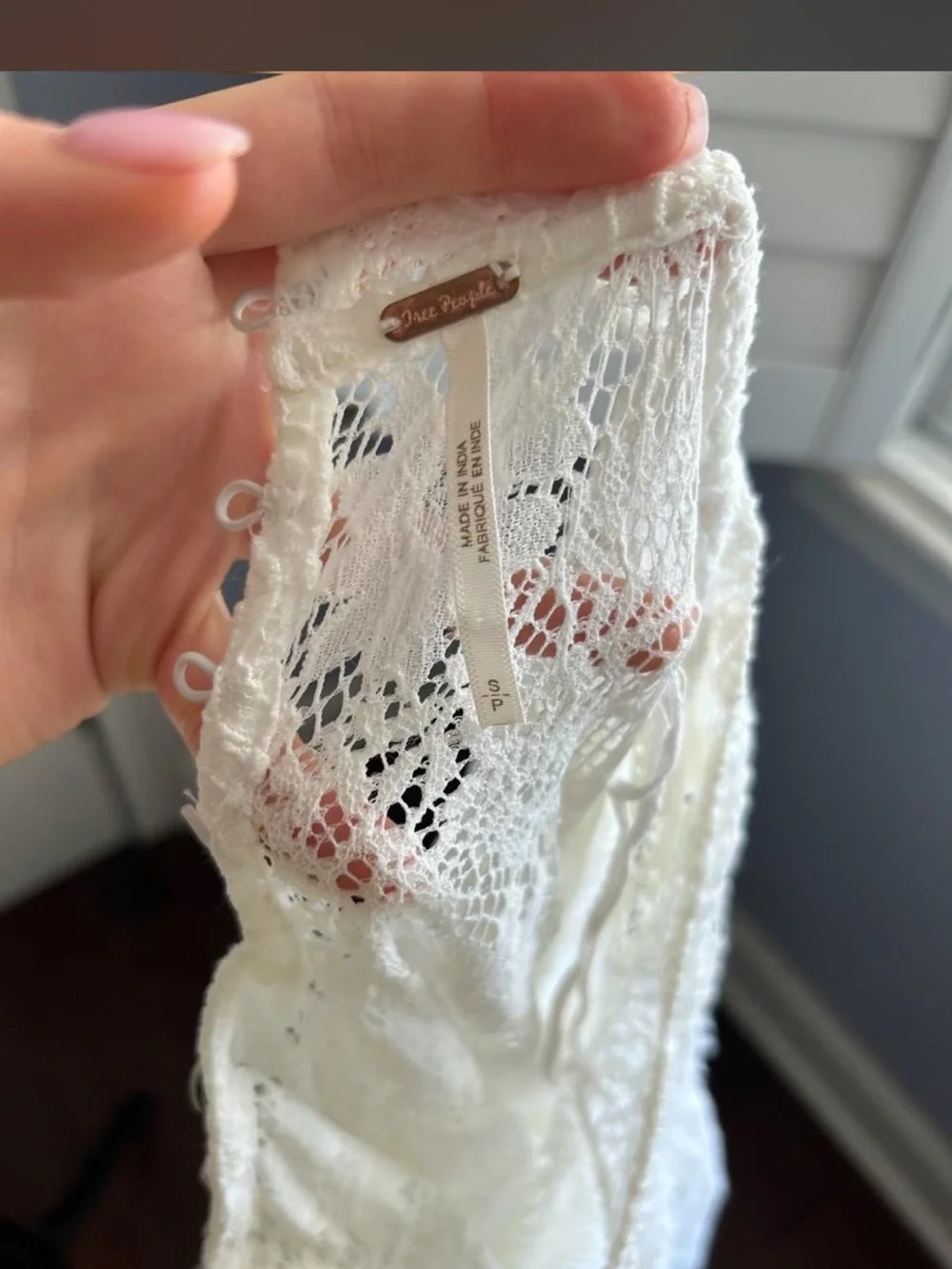 Free People delicate white